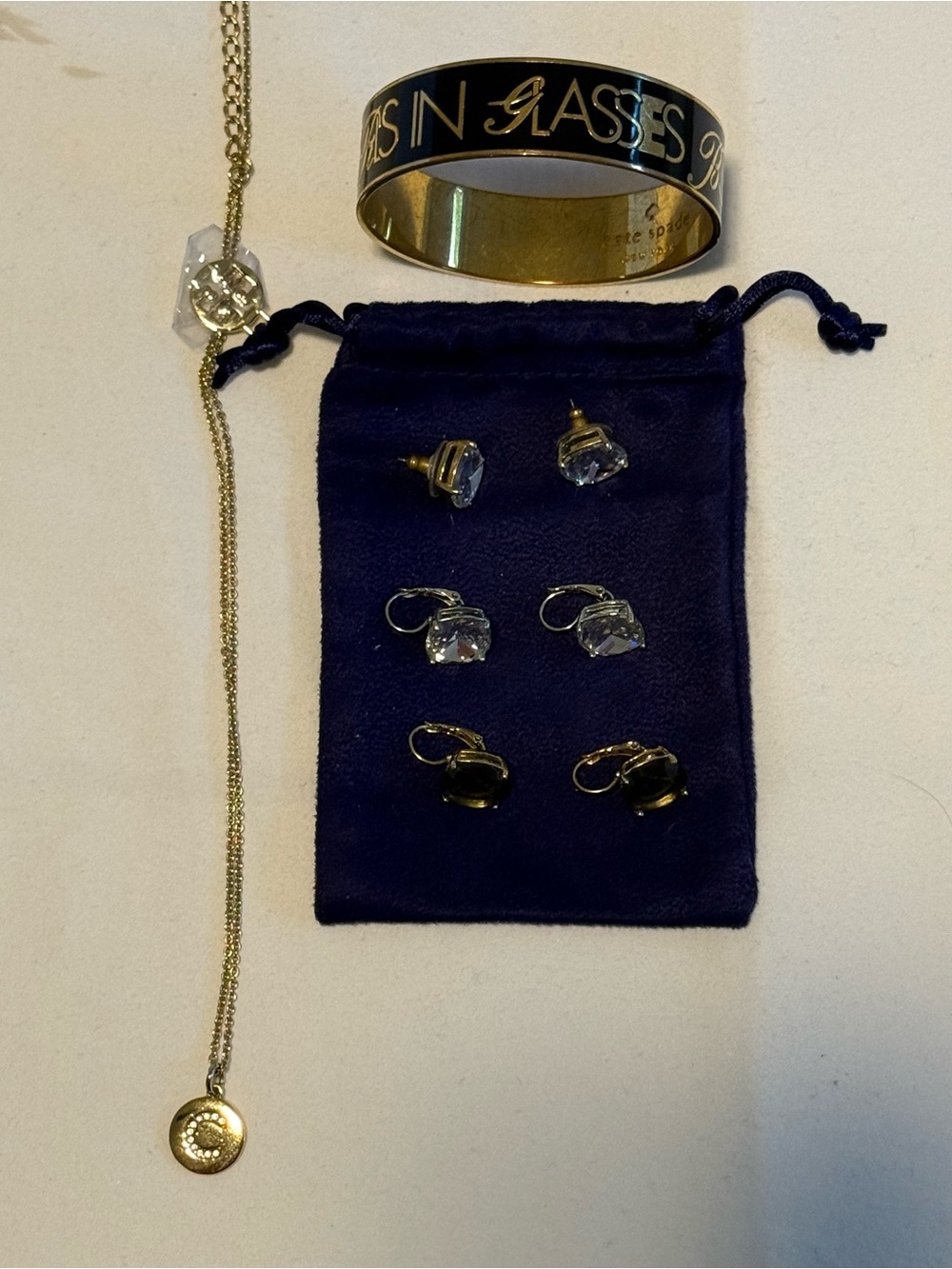 Tory Burch jewelry/ accessories (used) selling all together. Great deal!